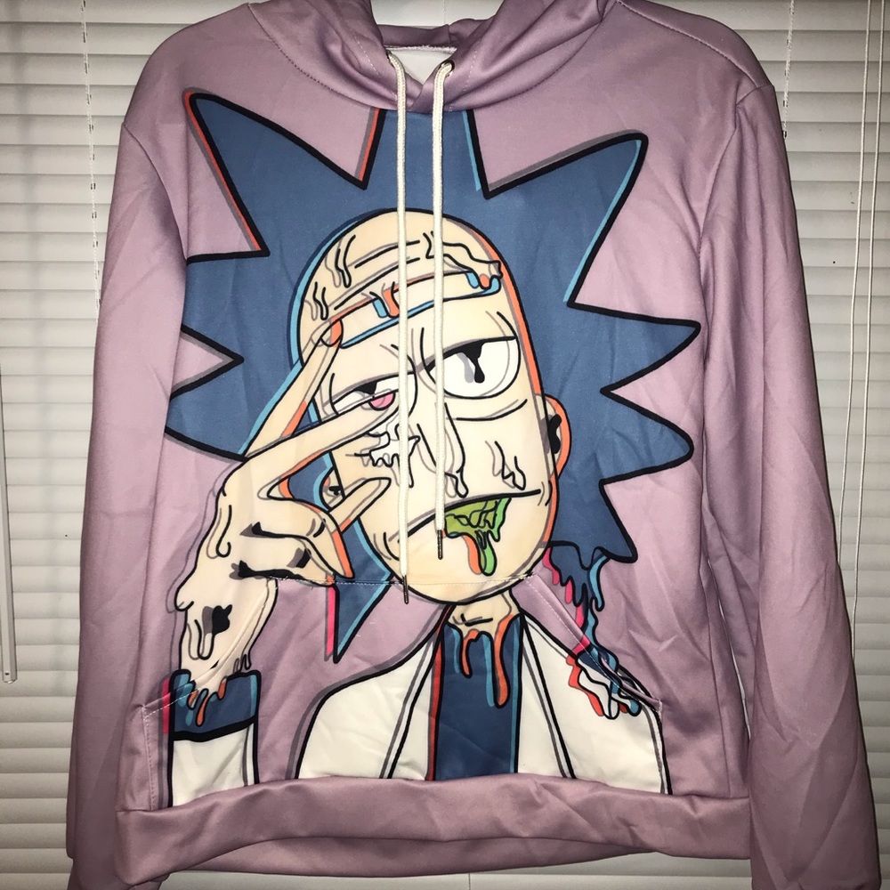 Ricky and Morty Trippy Intoxicated Sweatshirt